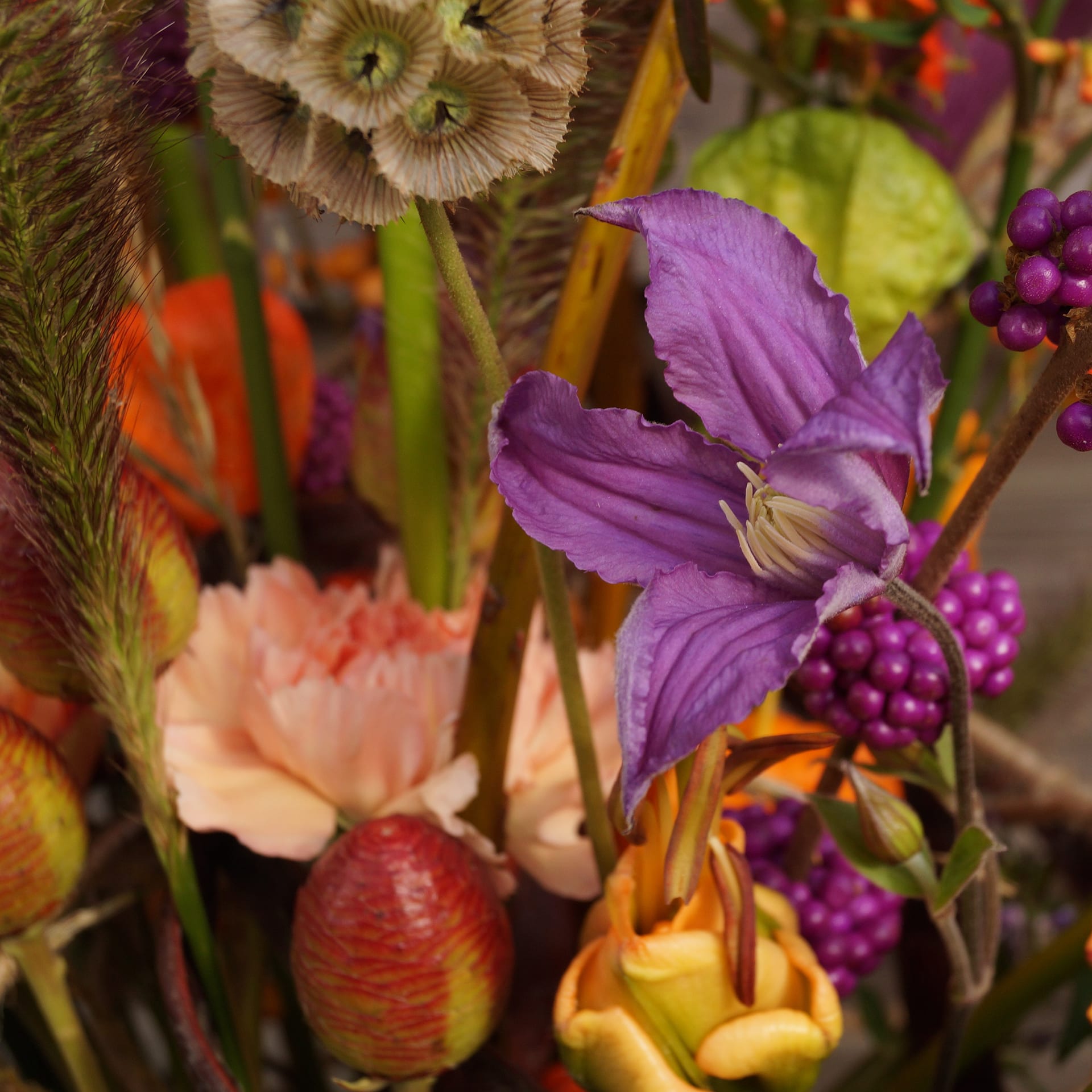 Frameboeket Herfstwaaier